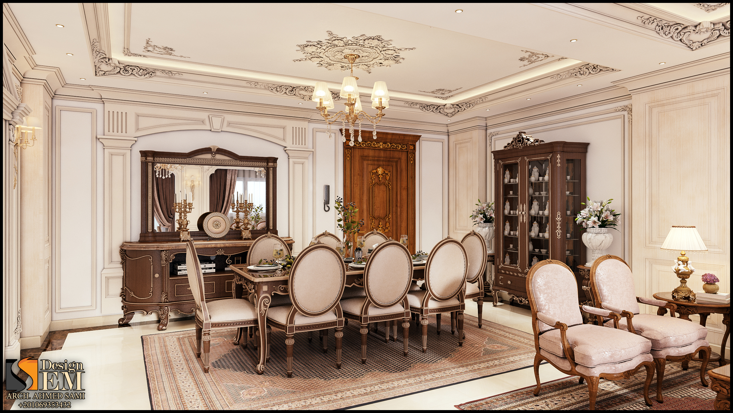 New classic reception and dining space-2