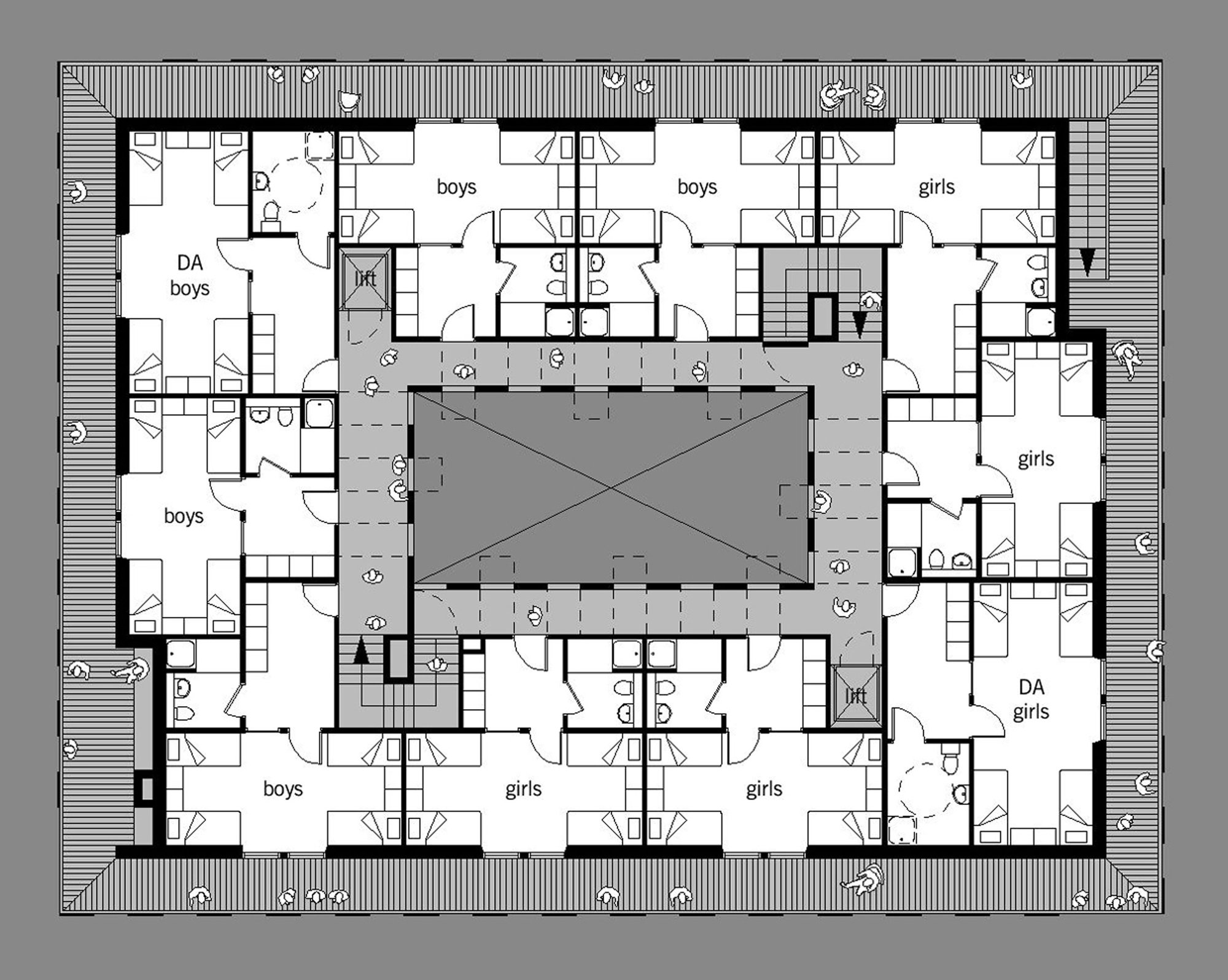 Atlantic College学生住宅设计丨Henley Halebrown-14