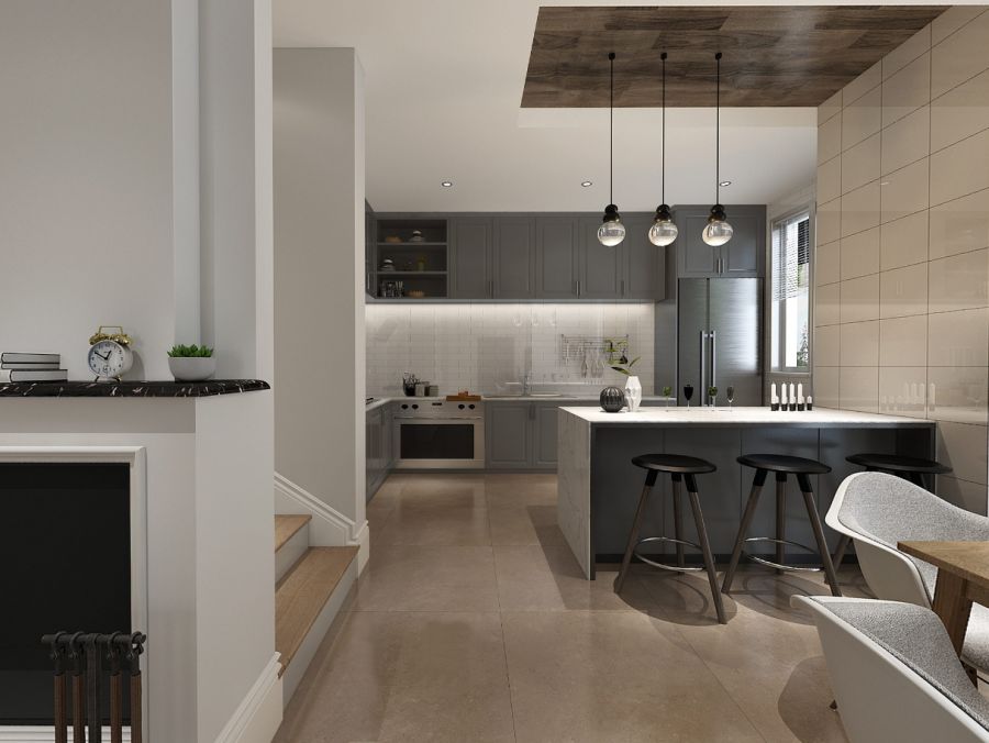 北欧风灰色小宅,打造慵懒惬意生活-48