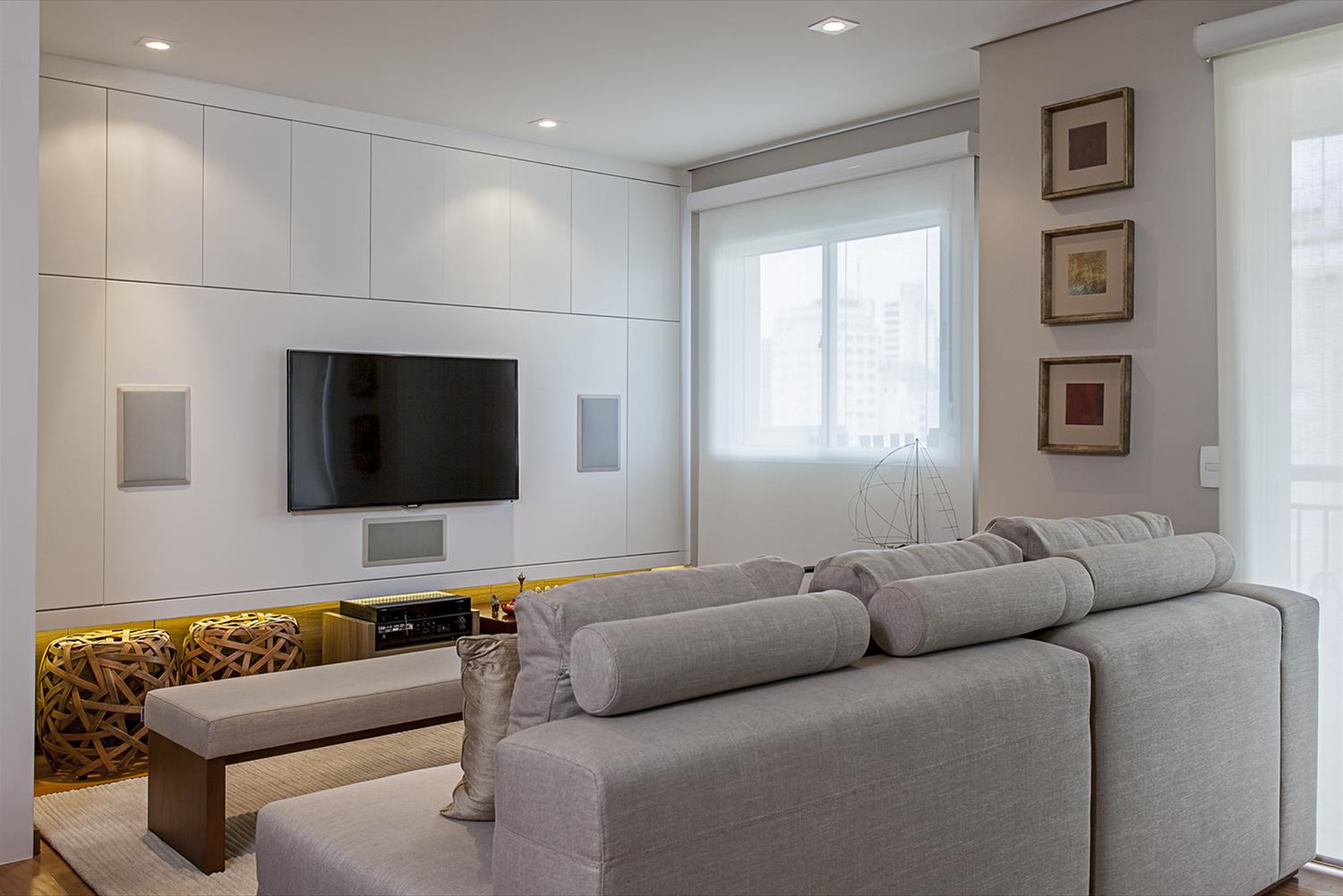 巴西圣保罗的温馨公寓 | 木质与石材的完美结合-7