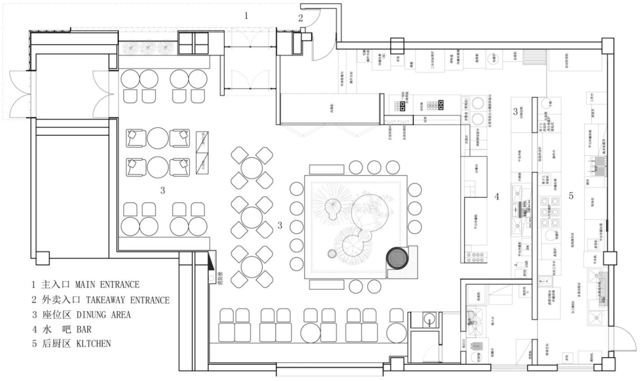 蓝熊餐厅丨中国天津丨无序建筑（北京）有限公司-42