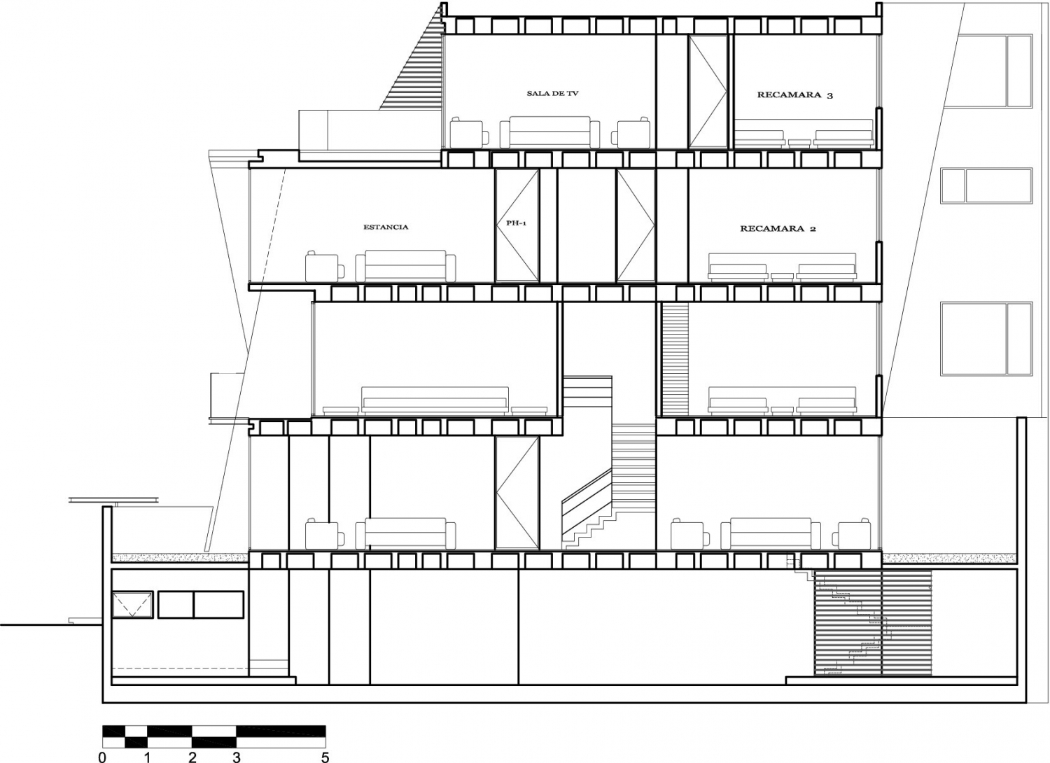 墨西哥 Tres Picos97 号住宅丨D+S Arquitectos 建筑事务所-62