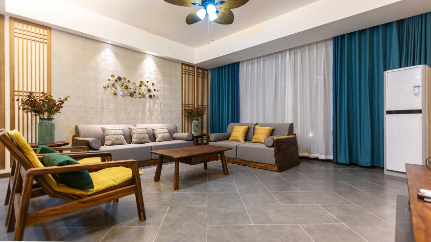 西双版纳雅居乐娜西水岸别墅软装设计改造丨中国西双版纳丨心砚斋(广州)-33