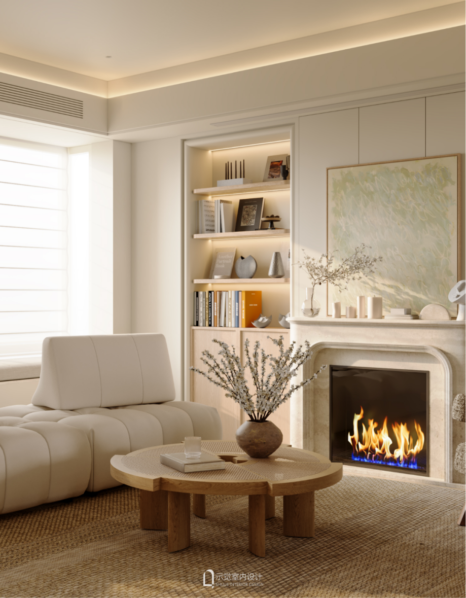 示觉设计|219㎡水清木华，一家四口的成长型家庭空间-52