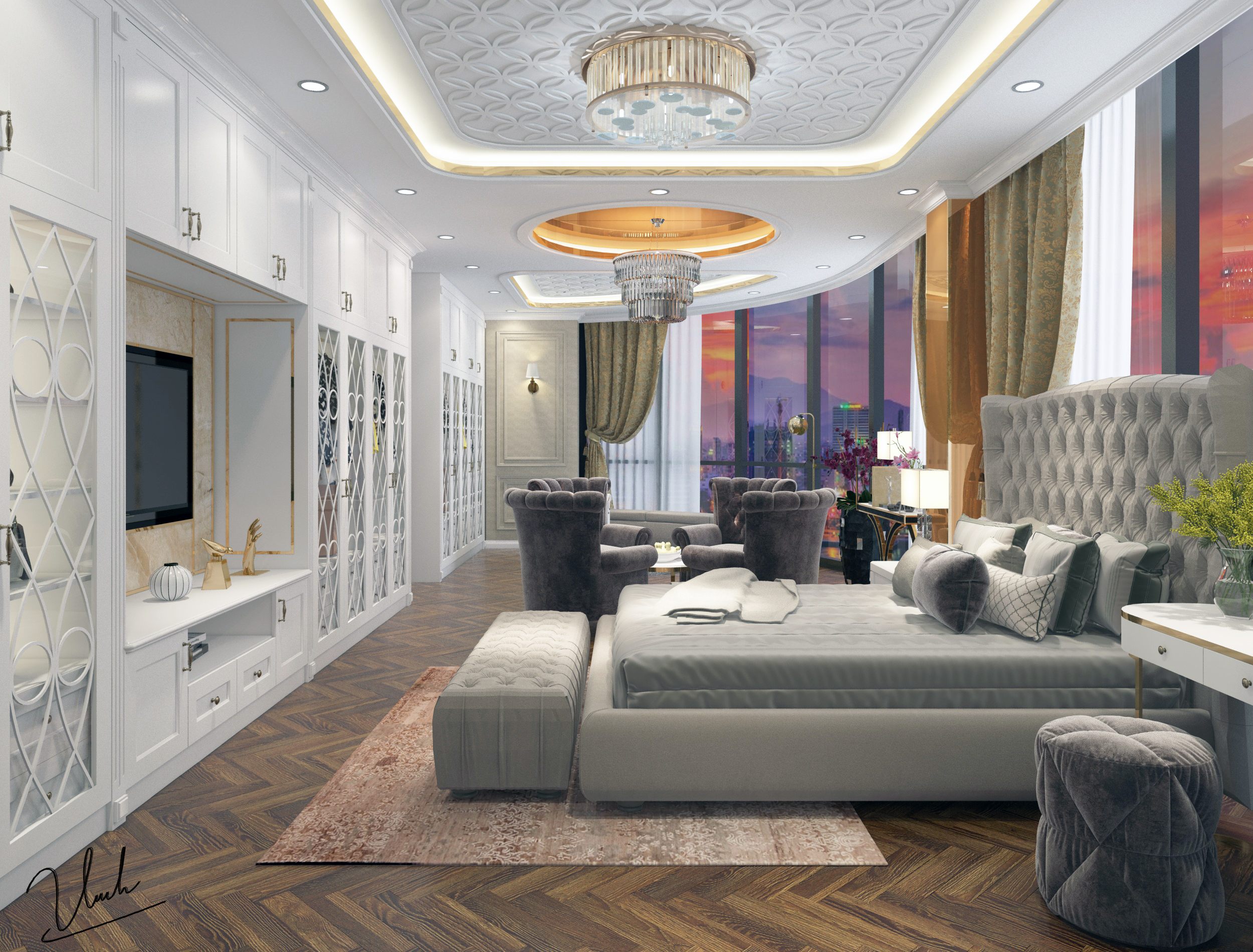 Interior - Bedroom Classic Luxury-2