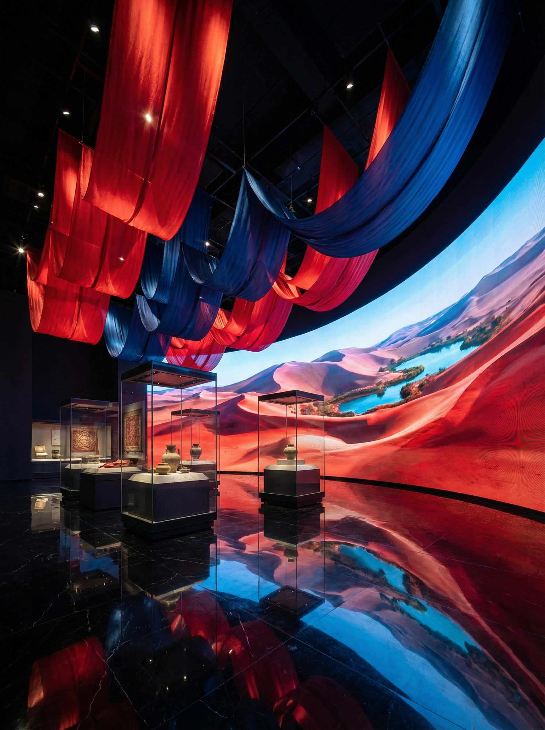 朱韵青梦【时空映相:朱青虚境】展厅设计-31