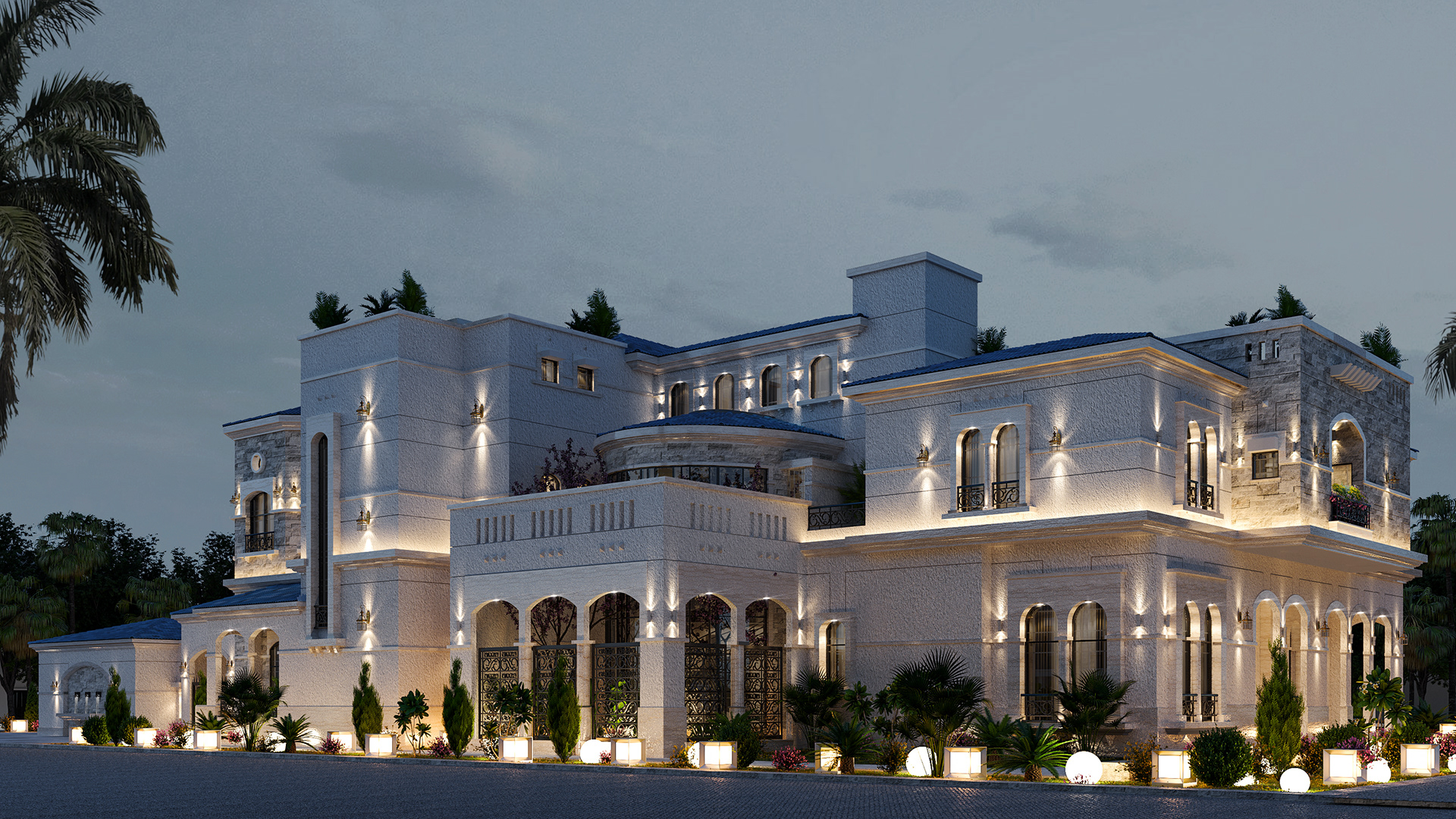 卡塔尔传统别墅丨卡塔尔多哈-12