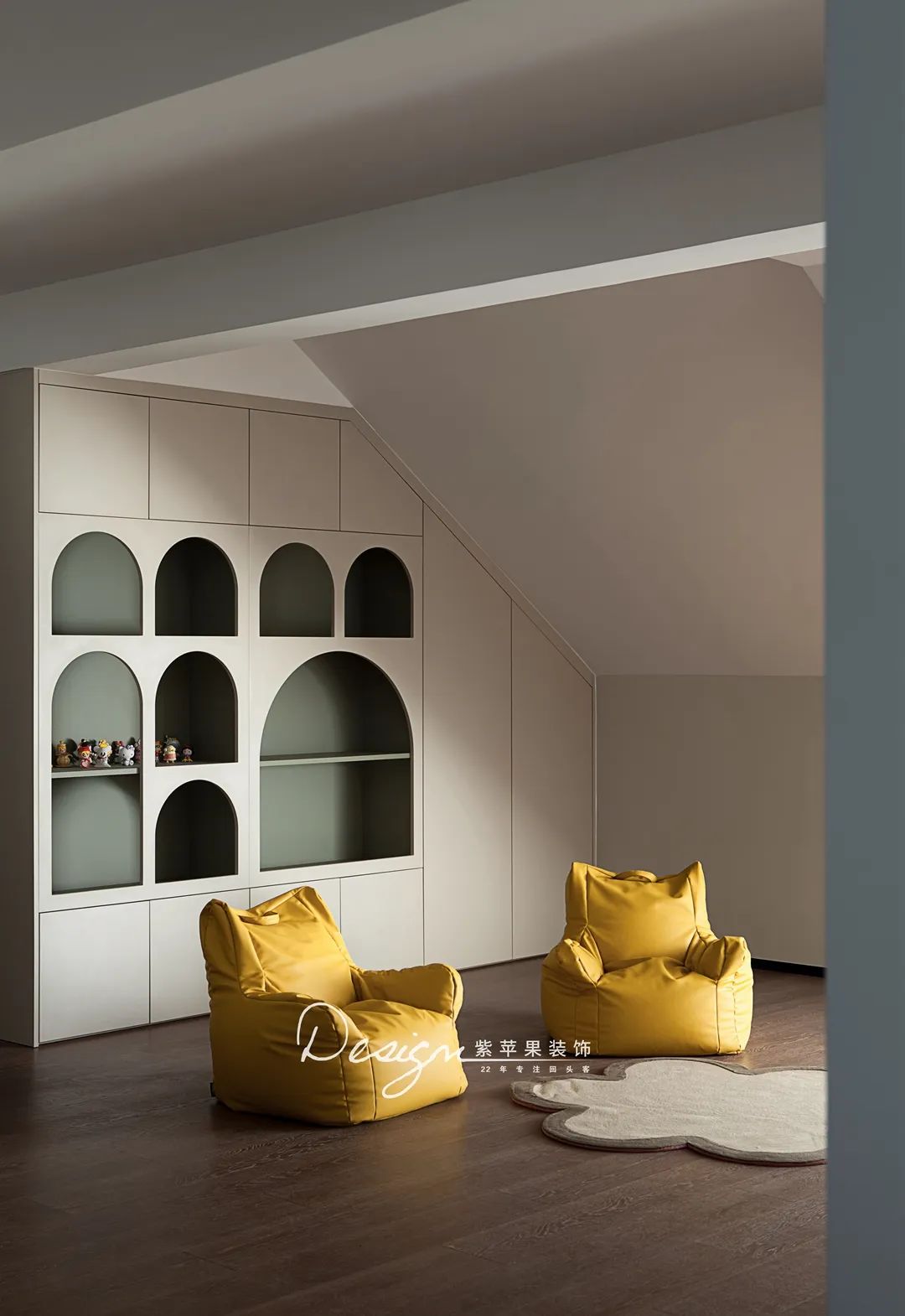 350㎡顶层复式,轻松拿捏墅质生活丨中国海东丨紫苹果装饰-50