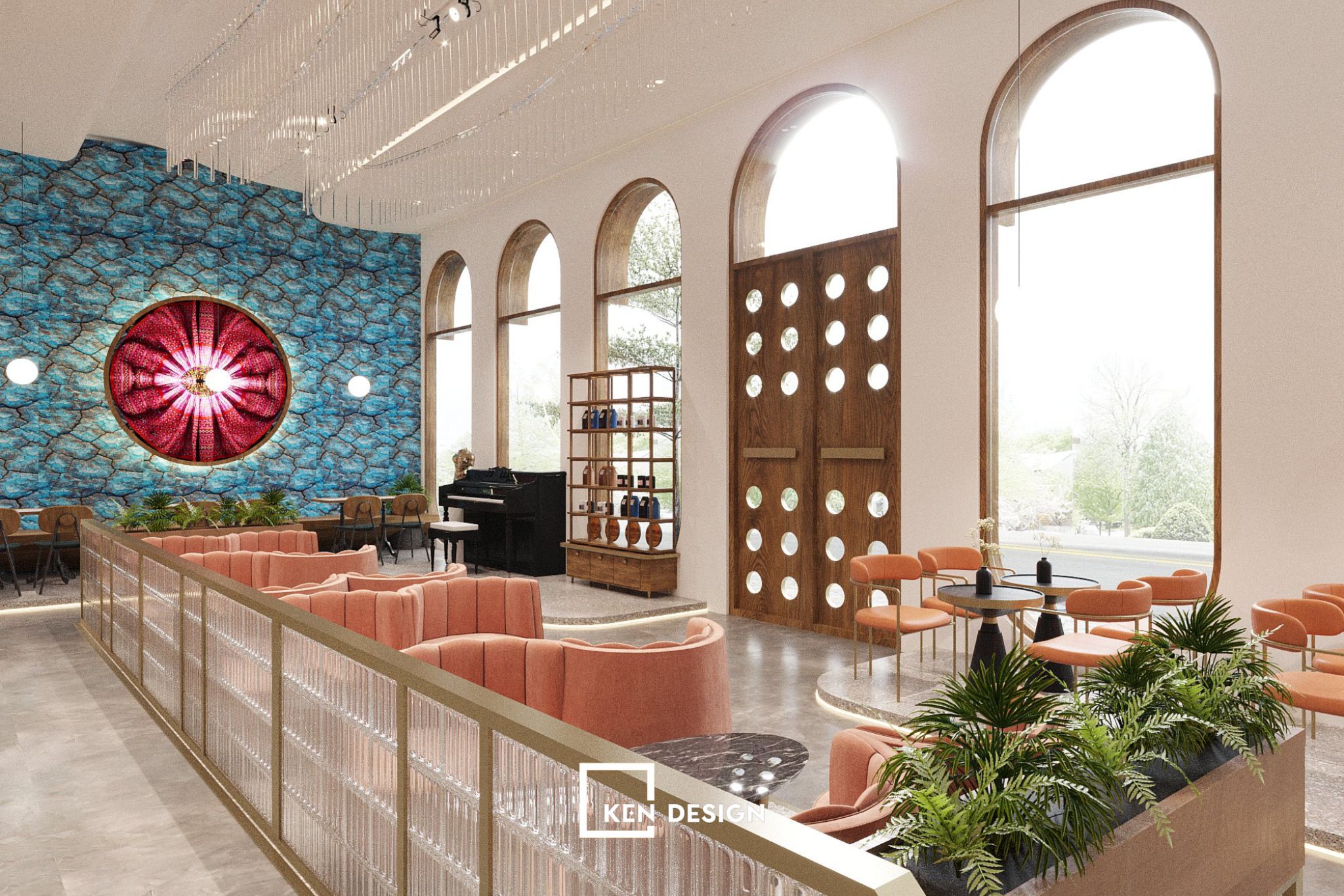 Moong Tea奶茶店设计项目丨越南河内丨KenDesign-8