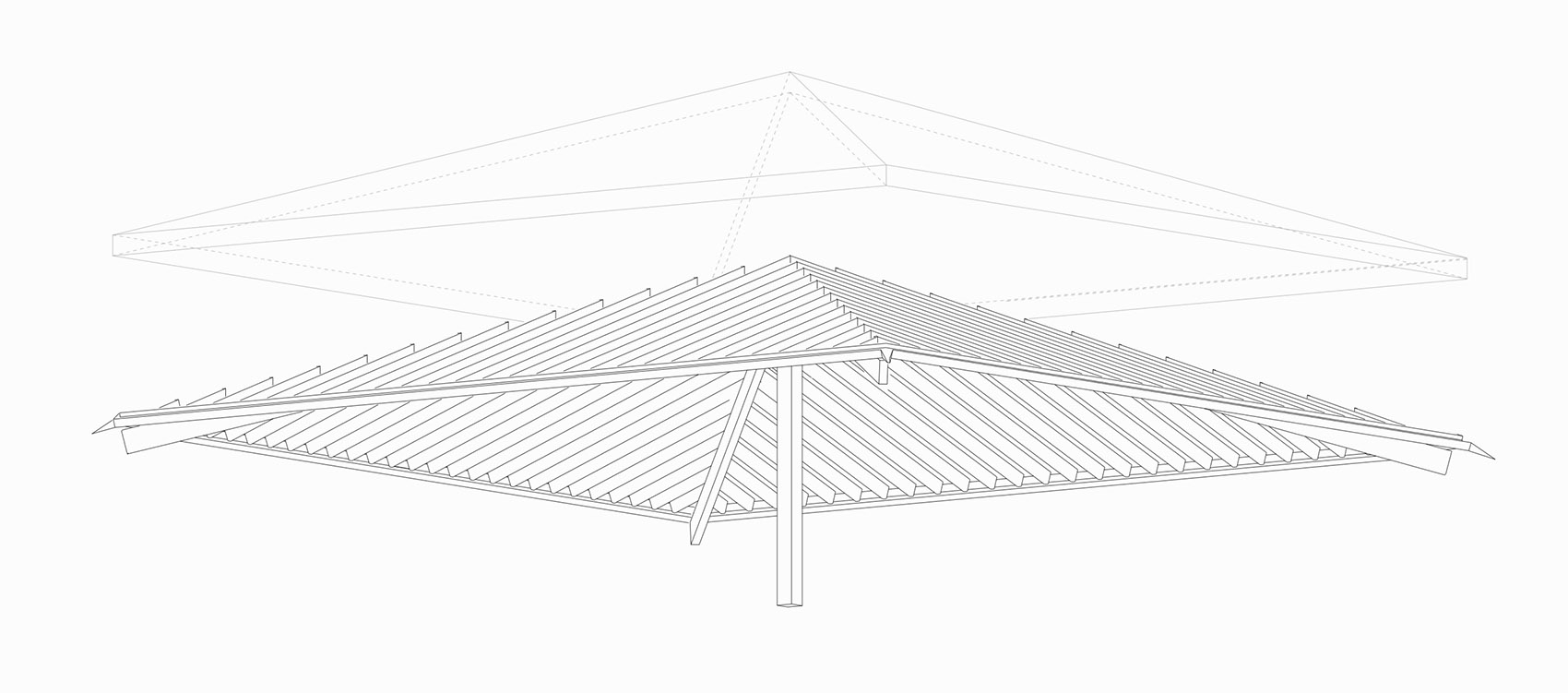 有金字塔屋顶的住宅，瑞士 / Charly Jolliet Architecte-36