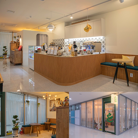 20 平米简约咖啡厅，打造温馨原木空间-1