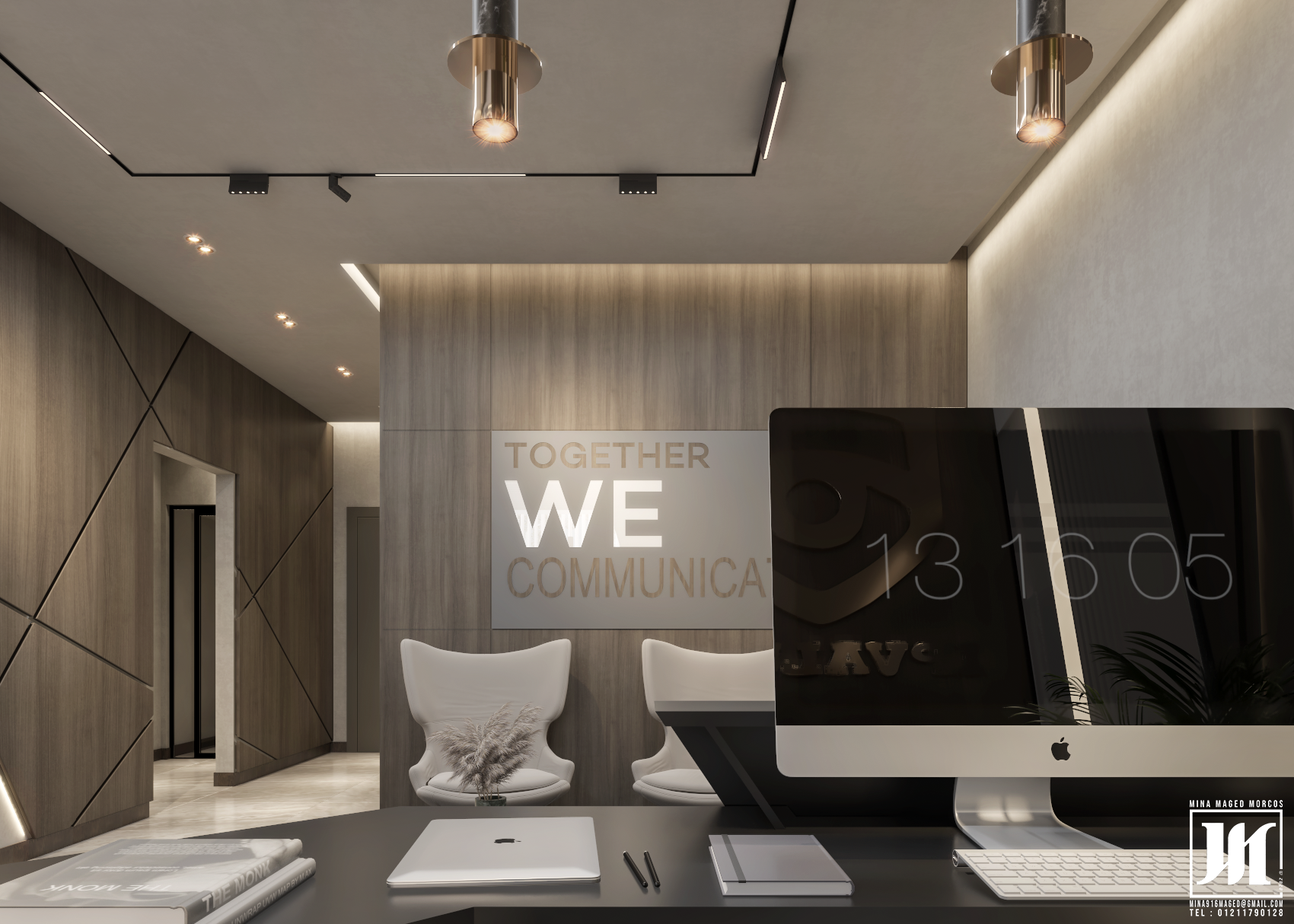 办公项目丨Arch. Mina Maged Morcos-21