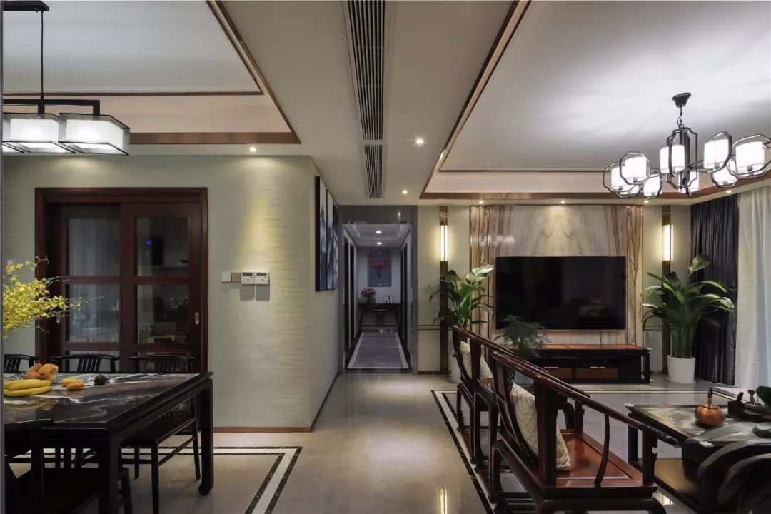 新中式韵味 | 150㎡现代家居的端庄与雅致-32