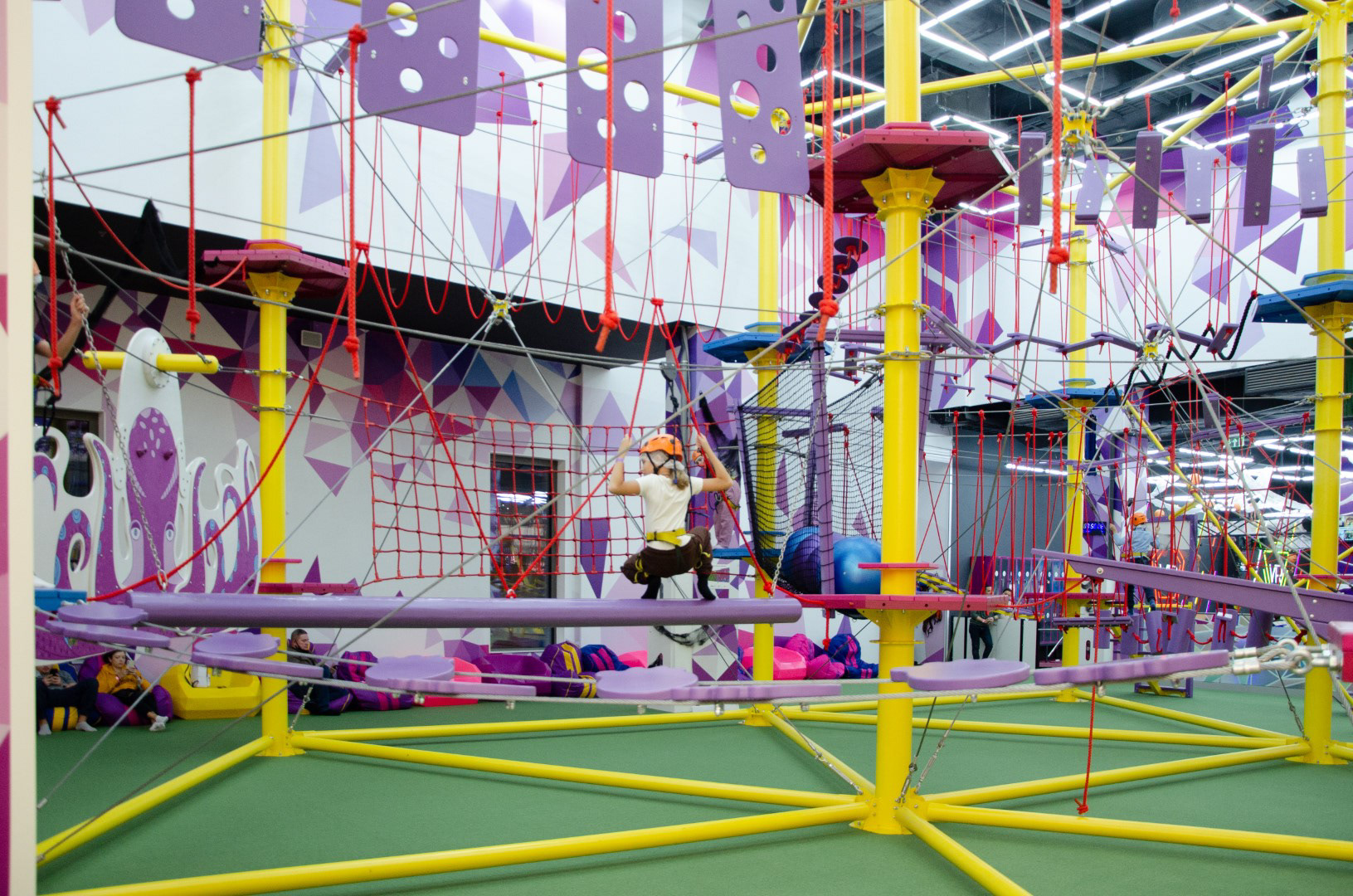 城市购物中心的绳索公园（微笑公园）丨乌克兰哈尔科夫-5