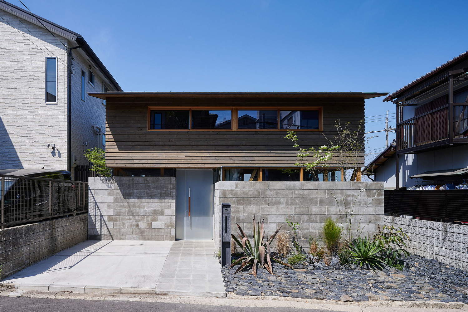 混凝土块住宅丨日本京都丨OHArchitecture-31