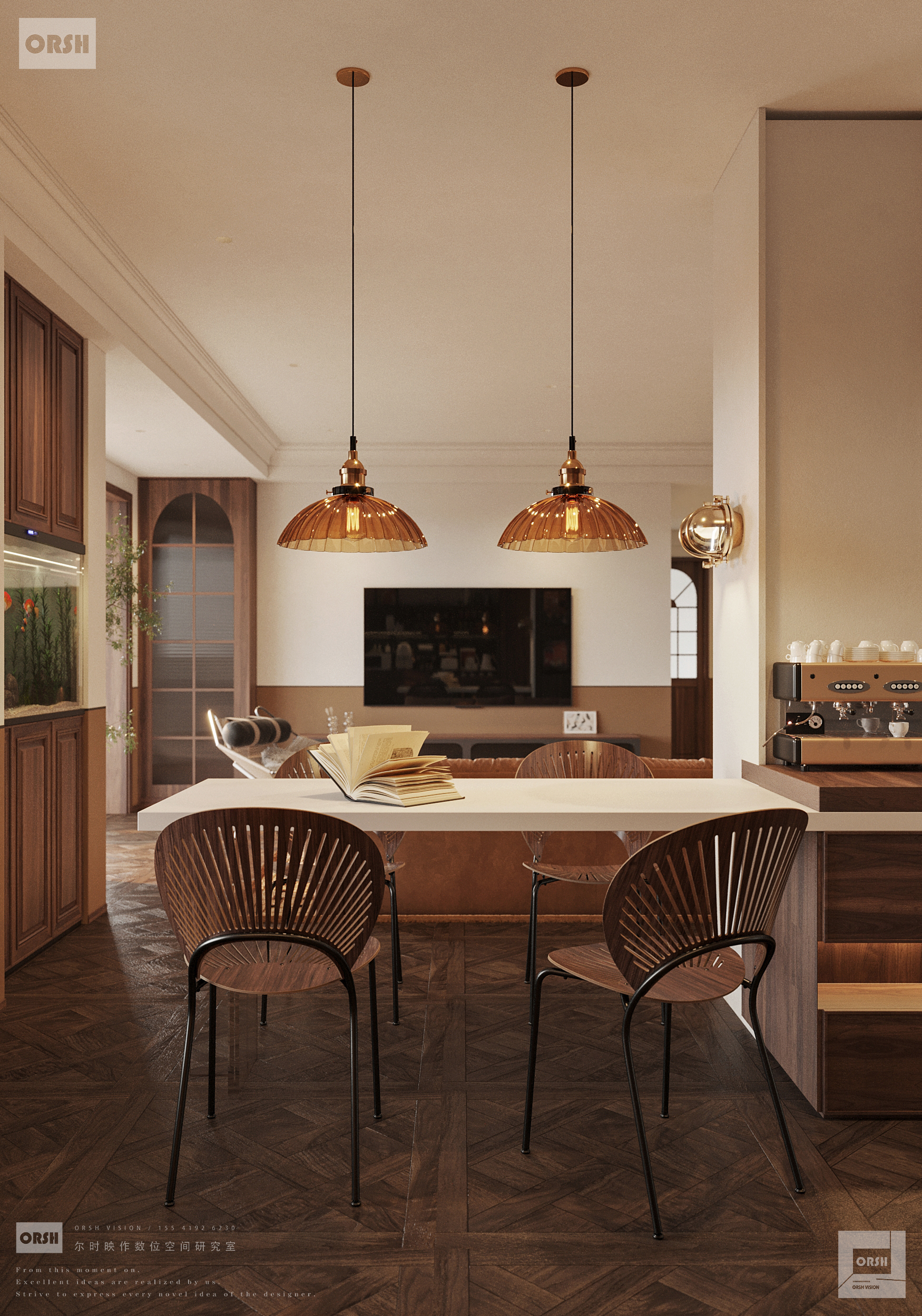 复古客餐厅丨尔时映作数位空间研究室-7