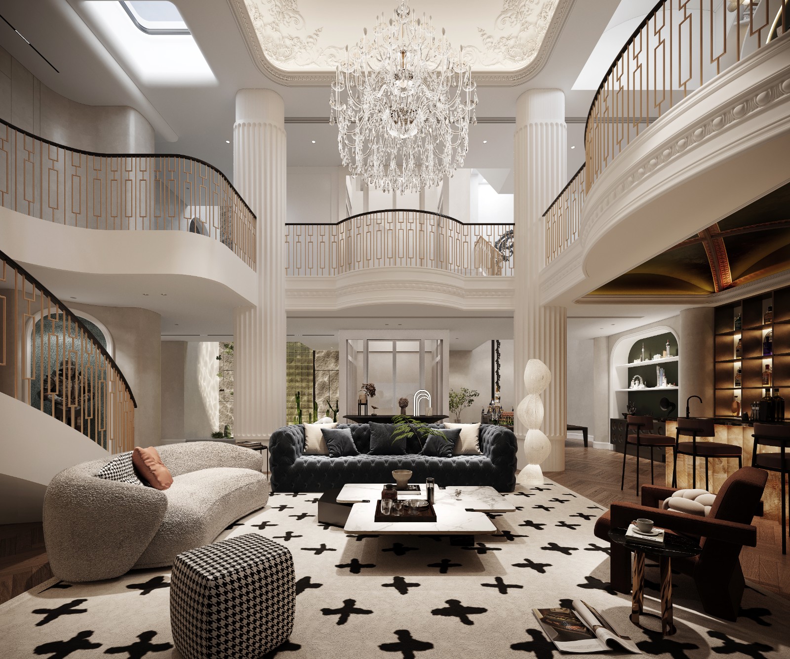 680 平别墅设计丨为而设计-4