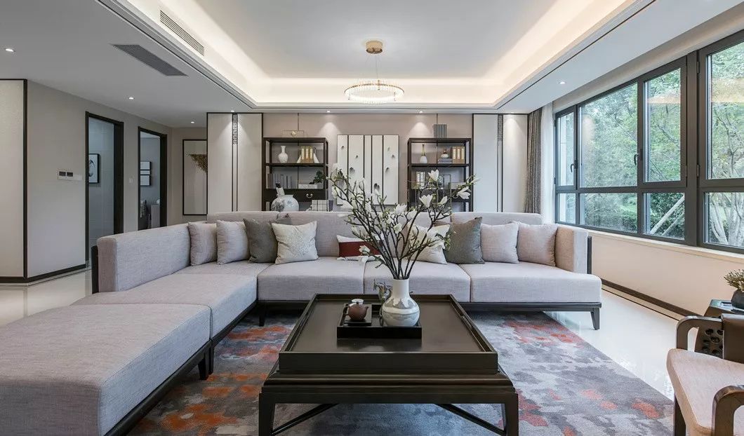 大地色与中式蓝的完美融合，打造优雅简约的人居空间-53