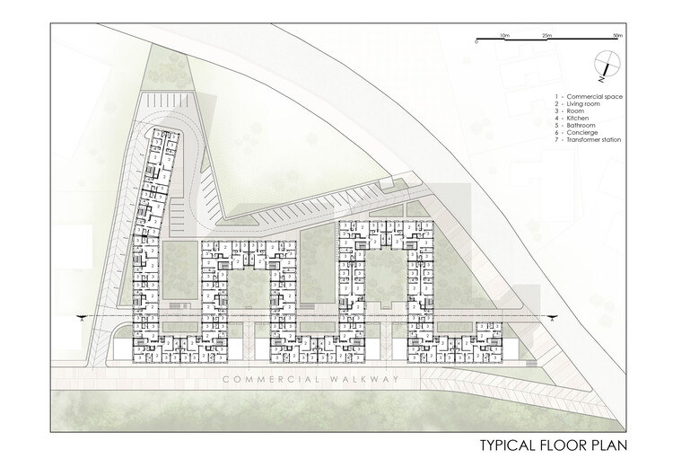 卡萨布兰卡 Ben M'sik 社会住房丨摩洛哥卡萨布兰卡丨Tarik Zoubdi Architecte-9