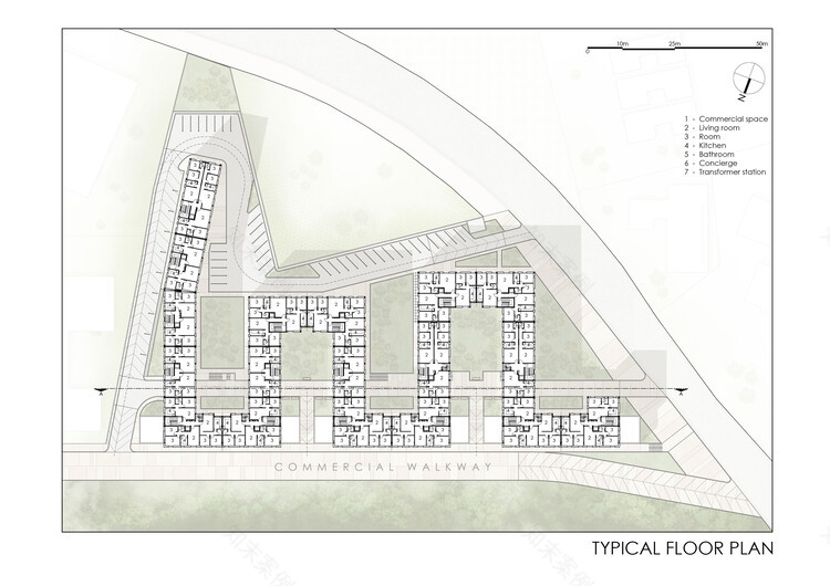 卡萨布兰卡 Ben M'sik 社会住房丨摩洛哥卡萨布兰卡丨Tarik Zoubdi Architecte-9