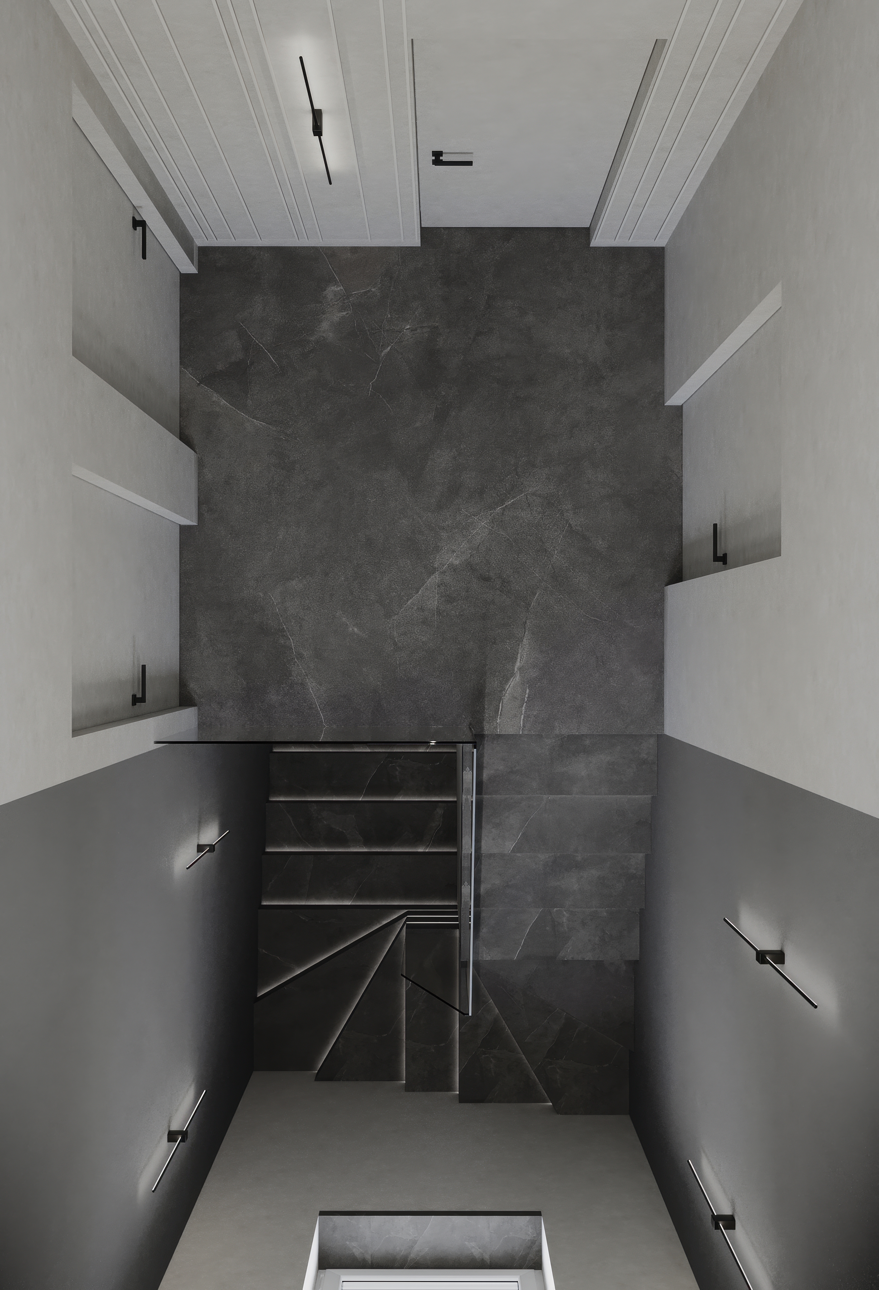 Open space. House 100 m2-11