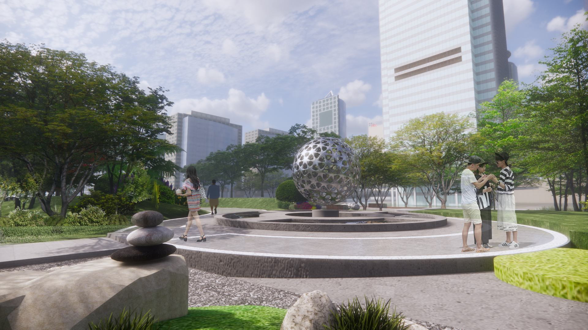 疗愈理念下的北京CBD公园景观设计丨中国北京-17