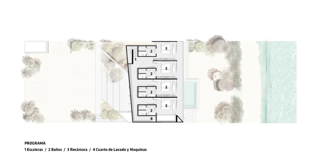 尤卡坦半岛 463 平米海滨别墅设计-39