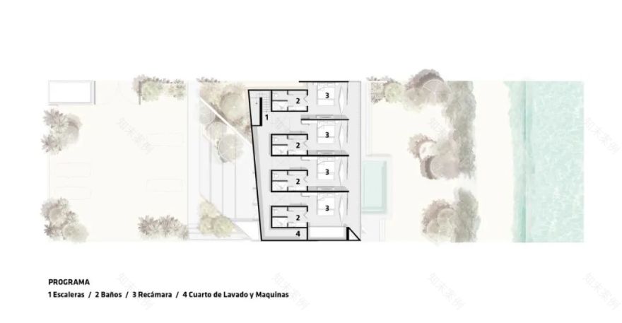 尤卡坦半岛 463 平米海滨别墅设计-39