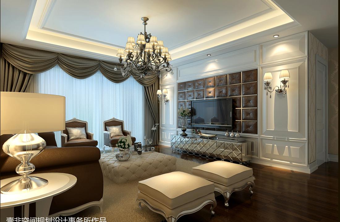 
简单大气的简欧公寓平层 -0