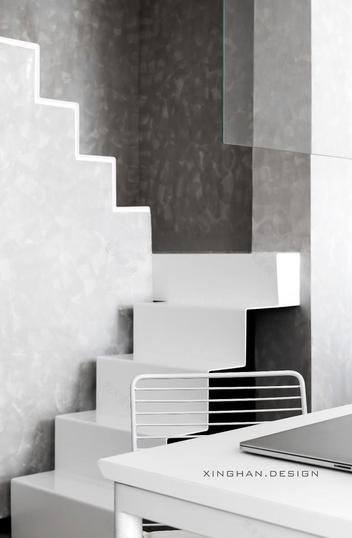 却白 | 办公楼中的诗意空间-23