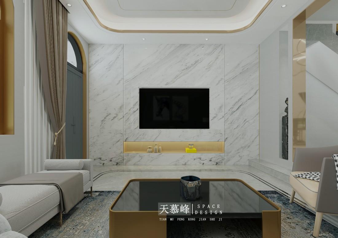 简约奢华家居,金属元素与大理石的完美结合-18