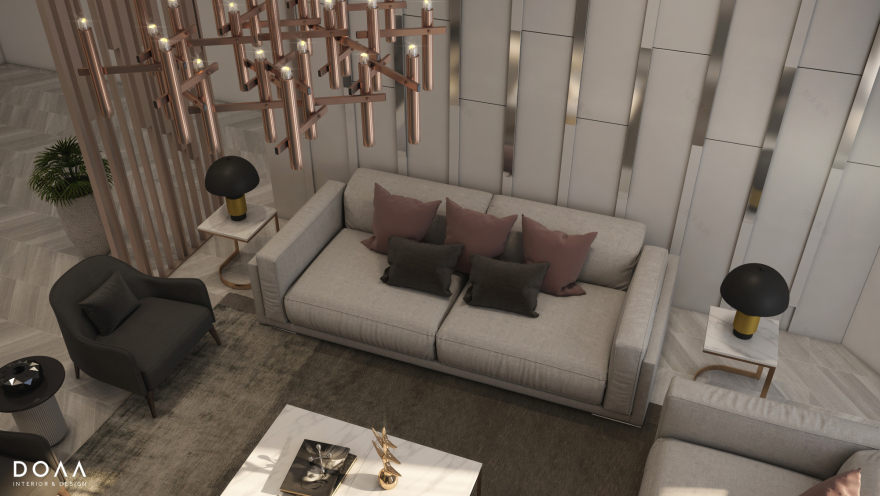 舒适与豪华别墅内部丨Doaa Interior-7