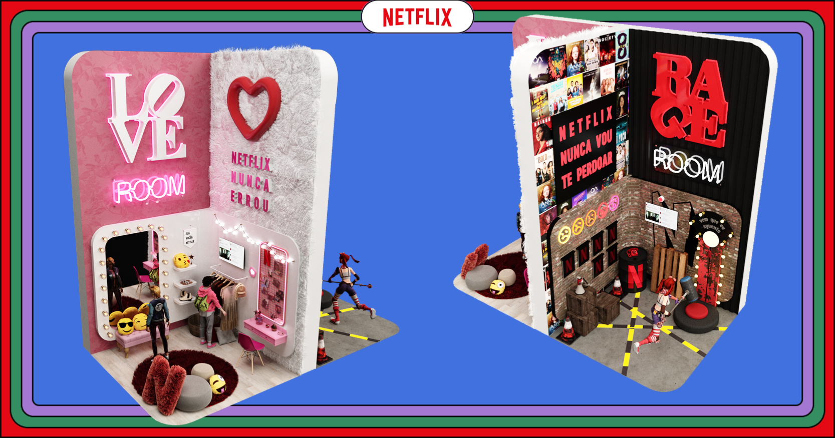 Netflix LOVE/RAGE Corner - CCXP2022-2