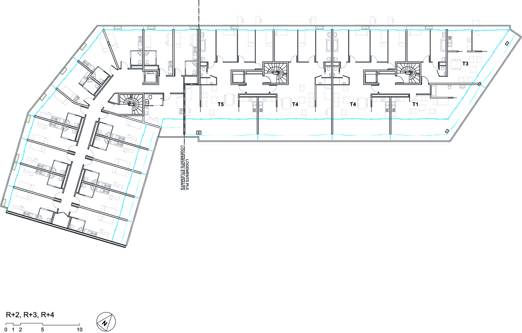 Ourcq Jaures Student - Social Housing  Lacaton - Vassal-9
