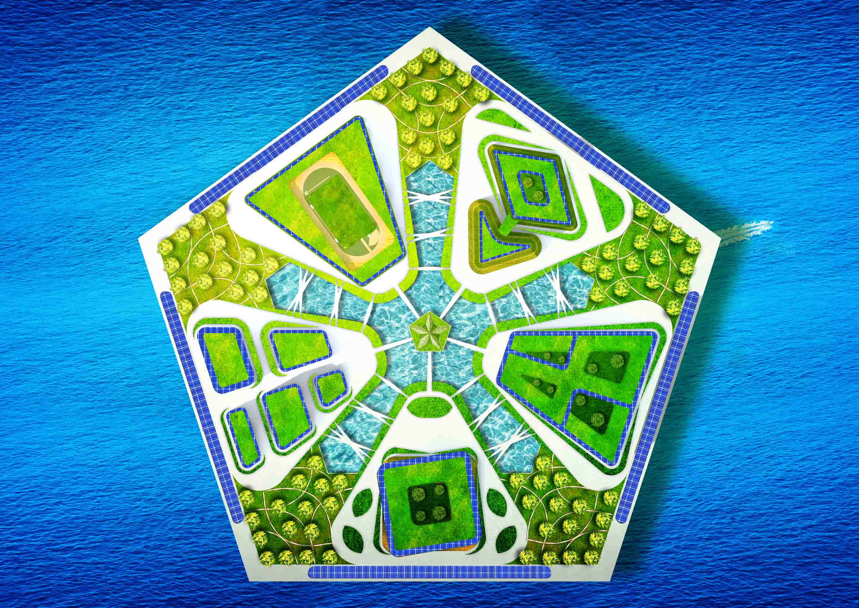 小行星浮动城市——应对海平面上升的生态解决方案-7