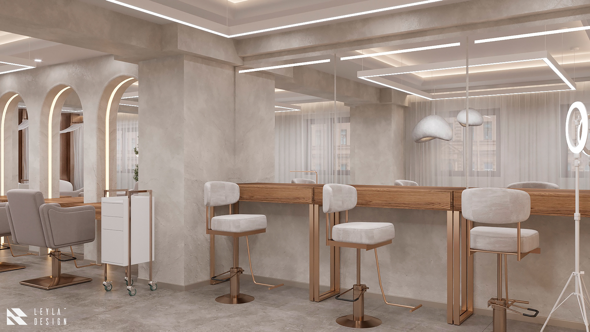 奥 beauté美容沙龙丨LEYLA DESIGN-10