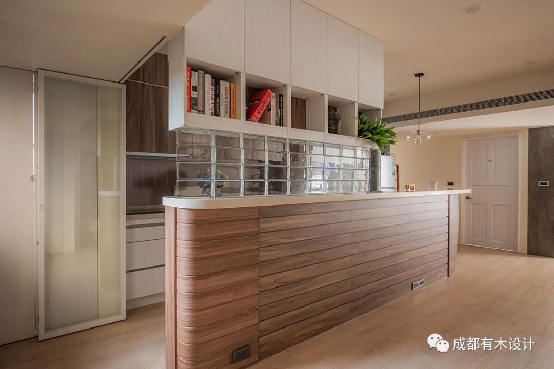 现代简约原木色清朗宅邸丨基因皓-37