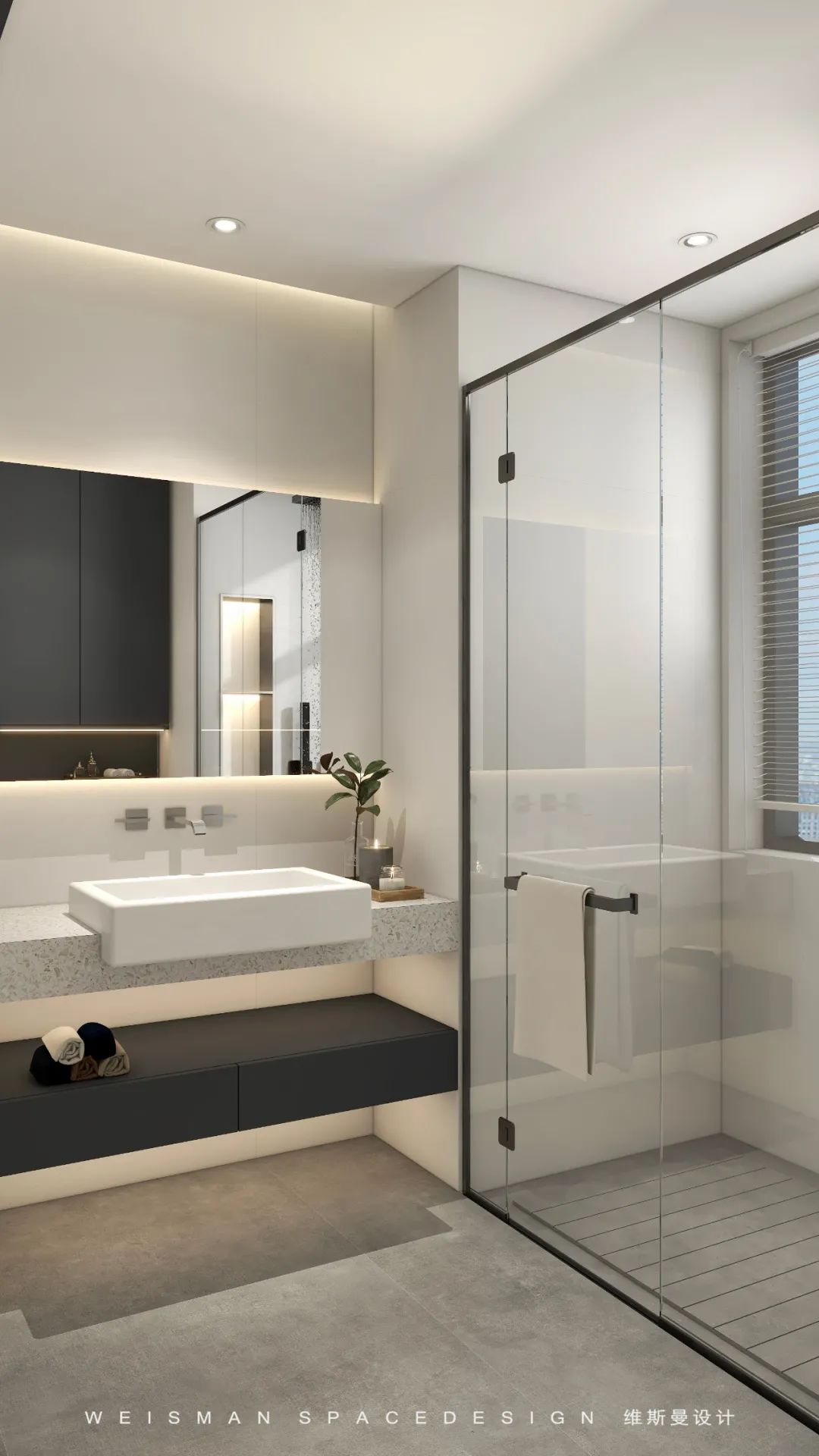 黑白灰雅境 · 湖北孝感 140㎡全案设计丨中国孝感丨苏州维斯曼全案设计-30