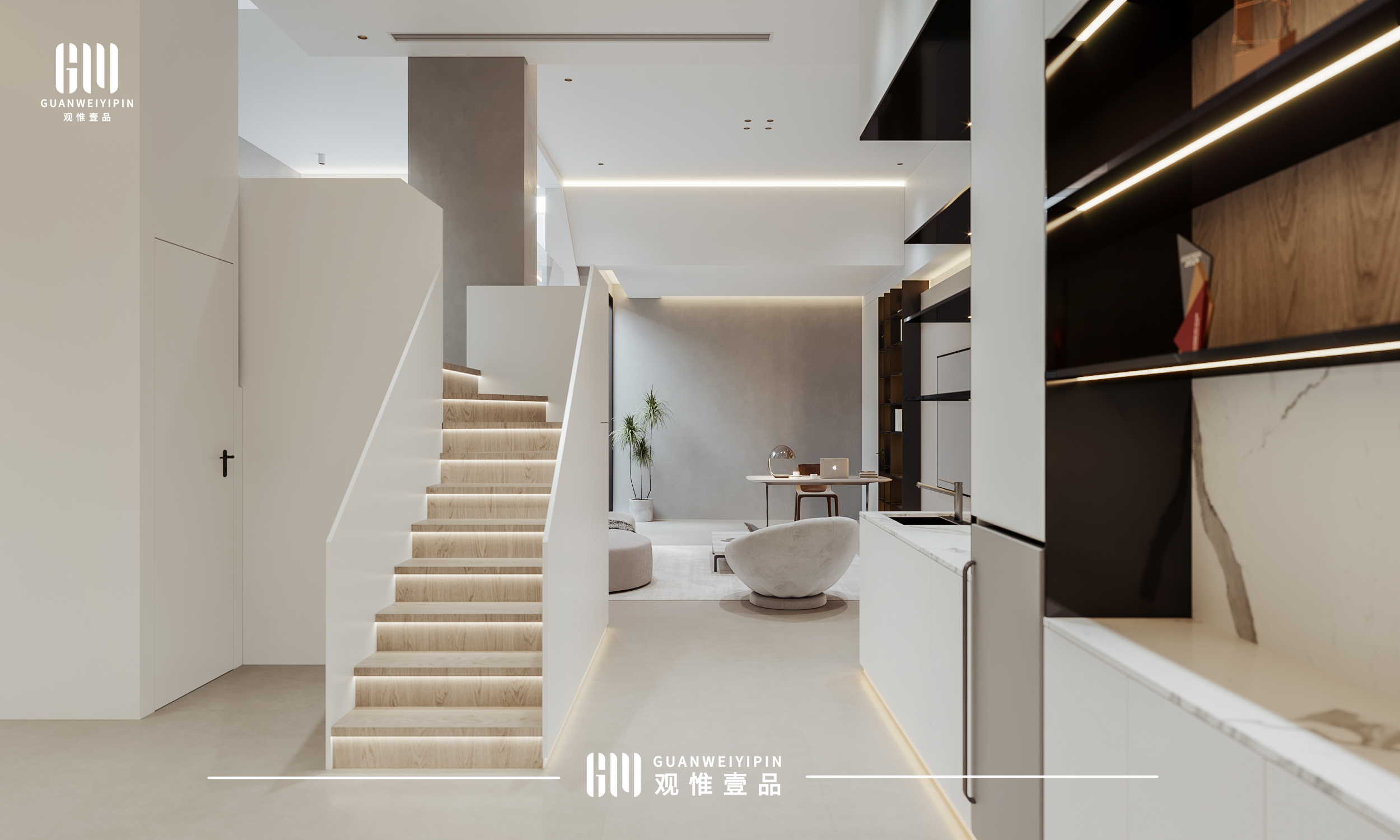 现代平层设计丨奶昔呀-15