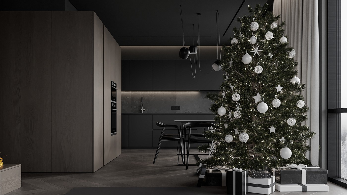 极简黑质感空间  打造精致沉稳住宅！-9