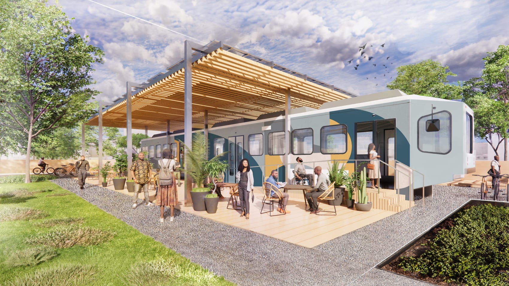 波特兰非洲村（注：PDX一般是美国俄勒冈州波特兰市的代码缩写） 丨美国波特兰丨El Dorado Architects-33