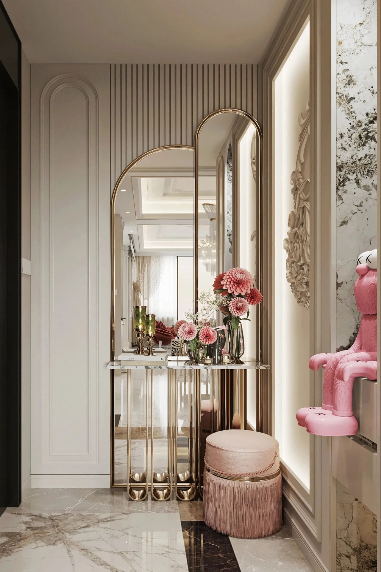 魔方空间丨上海256m²宝格丽公寓丨中国上海丨魔方空间设计-32