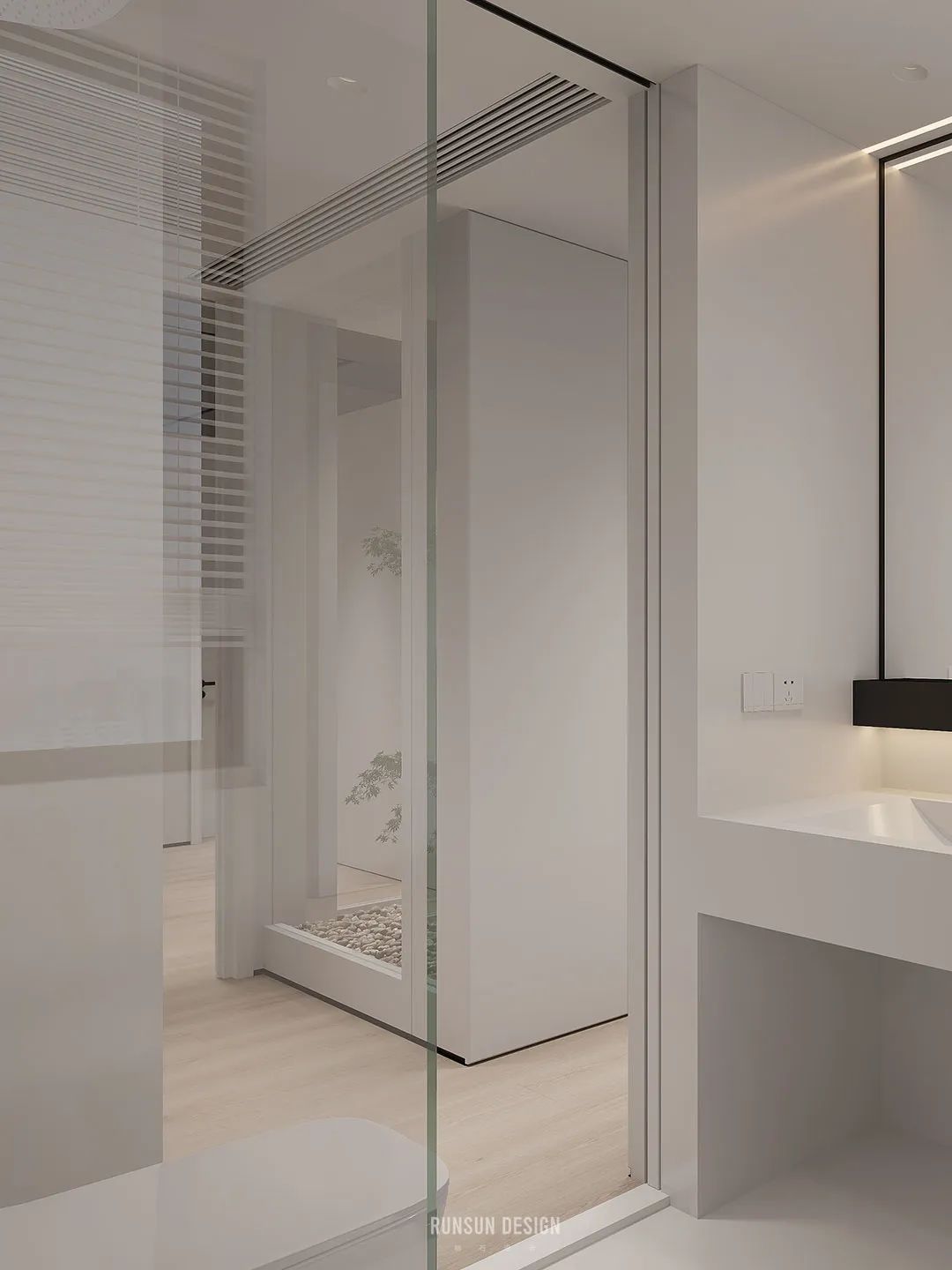 温州翡翠心湖私宅 · 简约素雅的灵动空间丨中国温州丨朗石设计-55