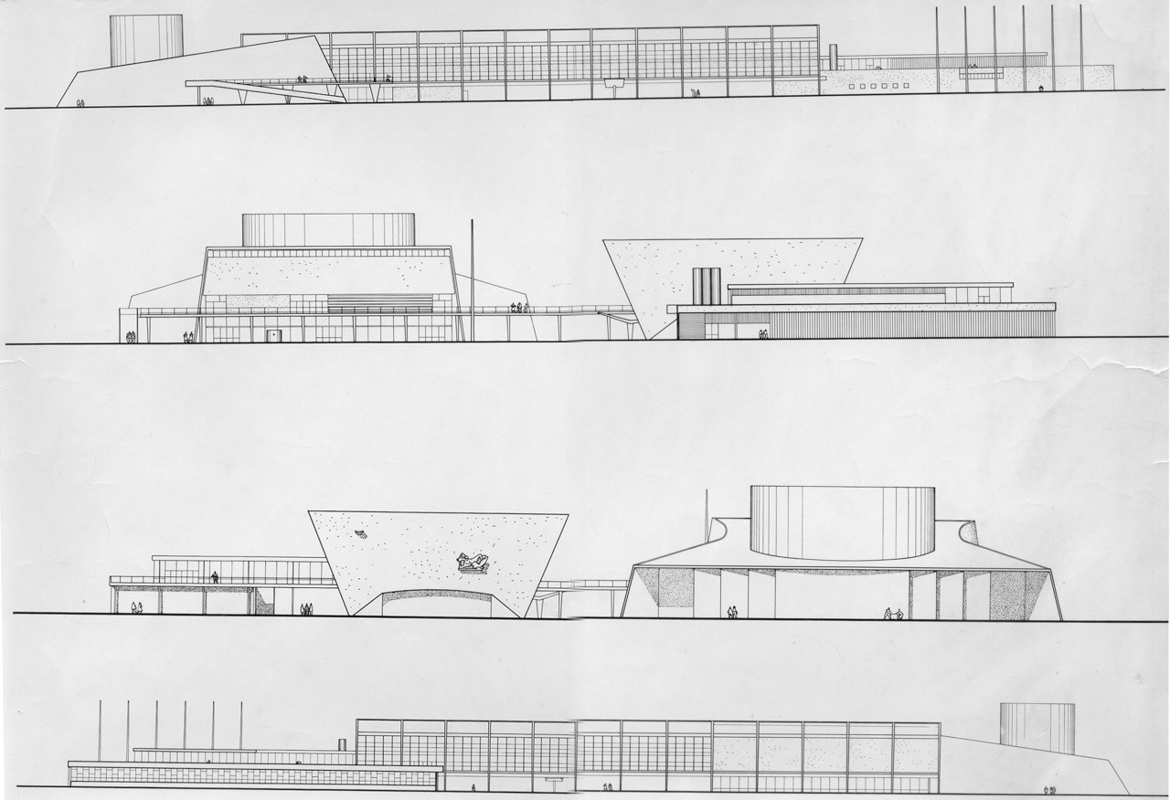 巴西里約熱內盧現代藝術博物館：建築大師 Affonso Eduardo Reidy 採V形柱列、懸吊樓板，打造現代主義建築經典 | FAM-76