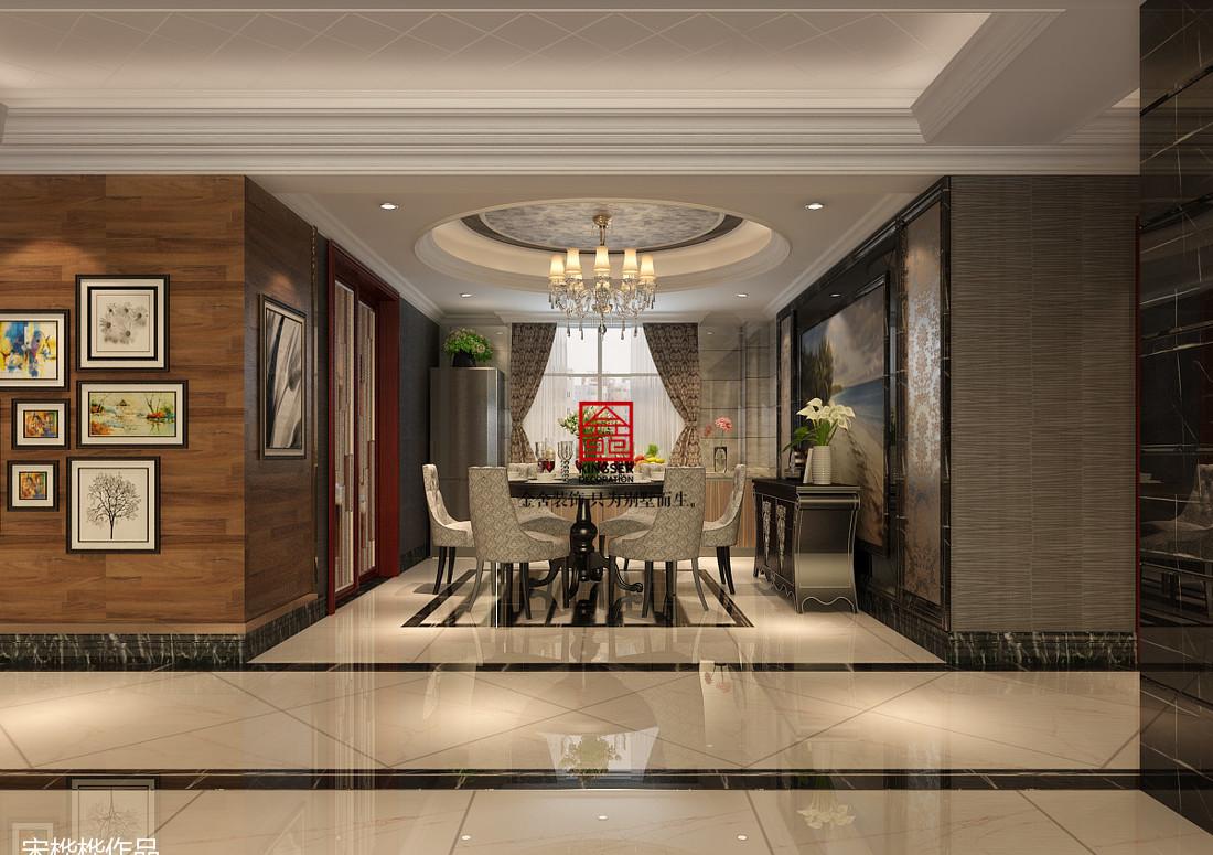 
阿尔卡迪亚荣盛城欧式怎么装—金舍装饰帮您 -0