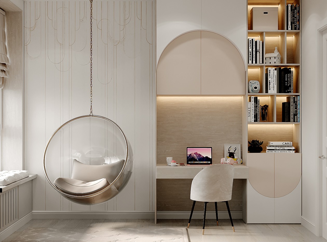 白色系空间设计 简约清心的空灵美！-12