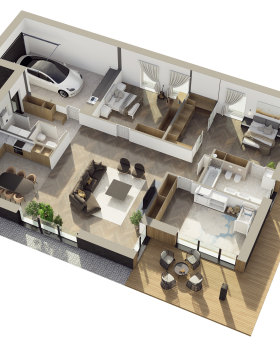 3D floor plans