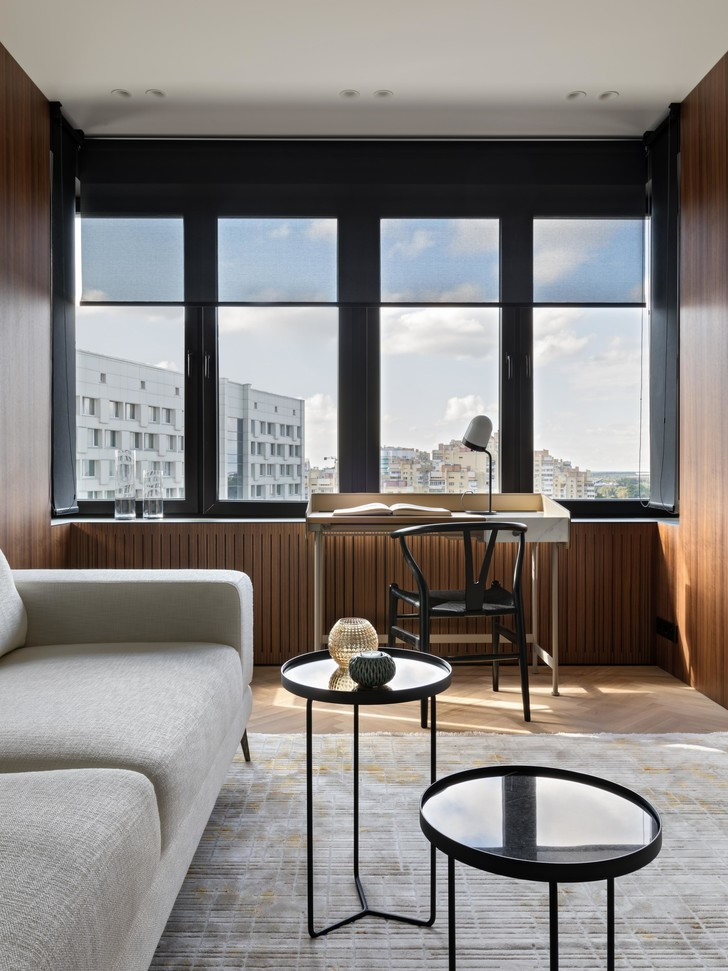 95㎡现代原木风公寓丨俄罗斯丨Veronika 和 Ales Fomenko 设计师-21