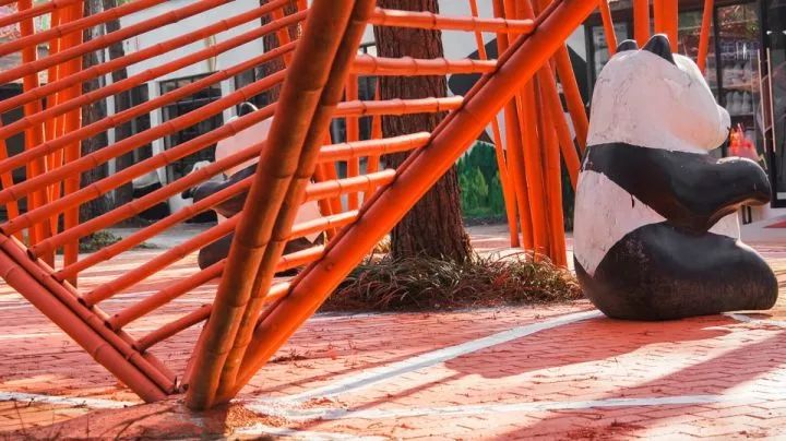 沈阳建筑大学“生长中的熊猫舞台” | 竹构与场地的共生设计-53
