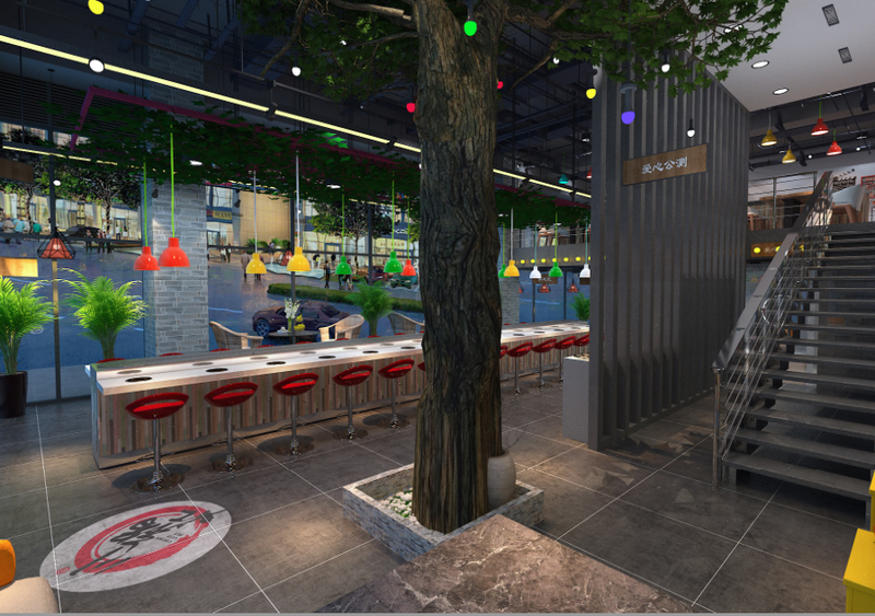 深圳光明餐厅装修 光明餐馆装修 光明餐饮店装修设计装饰公司-4